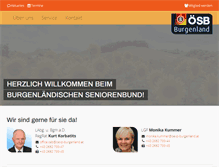 Tablet Screenshot of bgld.seniorenbund.at
